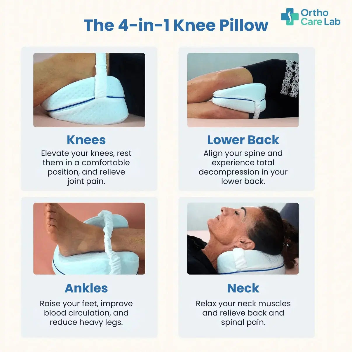 OrthoKnee™ Pillow - Ortho Care Lab™
